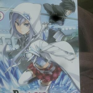 Anime Manga Book with Hooded Character